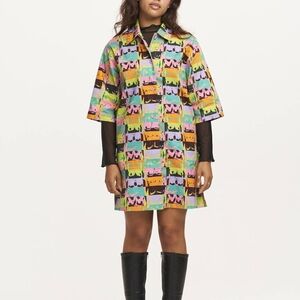 Lucy & Yak Bearing It All Shirt Mini Dress